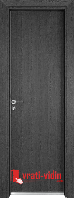 Алуминиева врата за баня – Gama, цвят Сив кестен