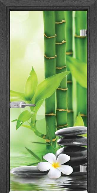 Стъклена врата Gama Print G 13-9 Сив Кестен
